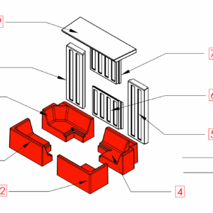 Spartherm Arte 3RL-80h Bodenstein Set B