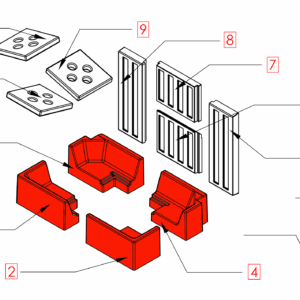Spartherm Arte 3RL-80h Bodenstein Set C