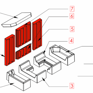 Spartherm Arte 3RL-80h Seitenstein Set D