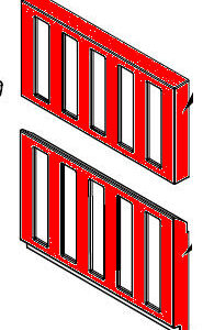 Spartherm Arte 3RL-60h Seitenstein Set  B