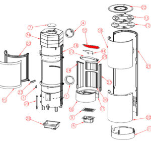 Spartherm Passo M Zugumlenkung oben Blech