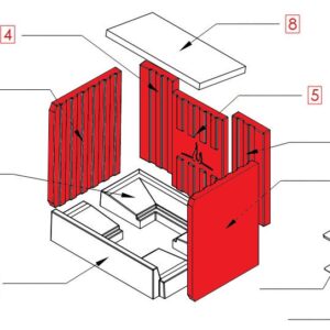 Spartherm Varia 1V-51 Seitenstein Set A