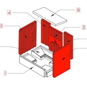 Spartherm Varia 1V-57 Seitenstein Set A